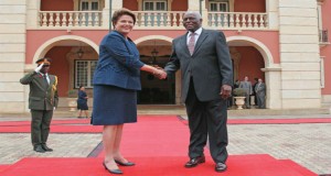 Dilma e José Eduardo dos Santos