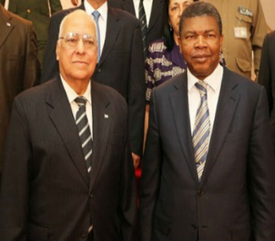 João “Malandro” Lourenço e Ricardo Cabrisas Ruiz, Vice-presidente do Conselho de Ministros da República de Cuba.