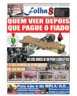 Leia a edição de 14 Dez 2024 do Jornal Folha 8 Angola já nas bancas. Se não tem acesso ao jornal em papel subscreva a edição digital em versão integral em https://pressreader.com/angola/folha-8 ou leia na internet versão online em https://jornalf8.net
#folha8 #noticiasangola #jornalfolha8 #angola