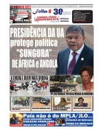 Leia a edição de 22 Fev 2025 do Jornal Folha 8 Angola já nas bancas. Se não tem acesso ao jornal em papel subscreva a edição digital em versão integral em https://pressreader.com/angola/folha-8 ou leia na internet versão online em https://jornalf8.net
#folha8 #noticiasangola #jornalfolha8 #angola