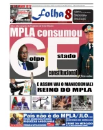 Leia a edição de 26 Abr 2025 do Jornal Folha 8 Angola já nas bancas. Se não tem acesso ao jornal em papel subscreva a edição digital em versão integral em https://pressreader.com/angola/folha-8 ou leia na internet versão online em https://jornalf8.net
#folha8 #noticiasangola #jornalfolha8 #angola