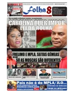 Leia a edição de 03 Mai 2025 do Jornal Folha 8 Angola já nas bancas. Se não tem acesso ao jornal em papel subscreva a edição digital em versão integral em https://pressreader.com/angola/folha-8 ou leia na internet versão online em https://jornalf8.net
#folha8 #noticiasangola #jornalfolha8 #angola