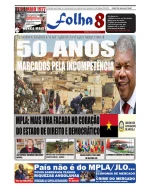 Leia a edição de 10 Mai 2025 do Jornal Folha 8 Angola já nas bancas. Se não tem acesso ao jornal em papel subscreva a edição digital em versão integral em https://pressreader.com/angola/folha-8 ou leia na internet versão online em https://jornalf8.net
#folha8 #noticiasangola #jornalfolha8 #angola